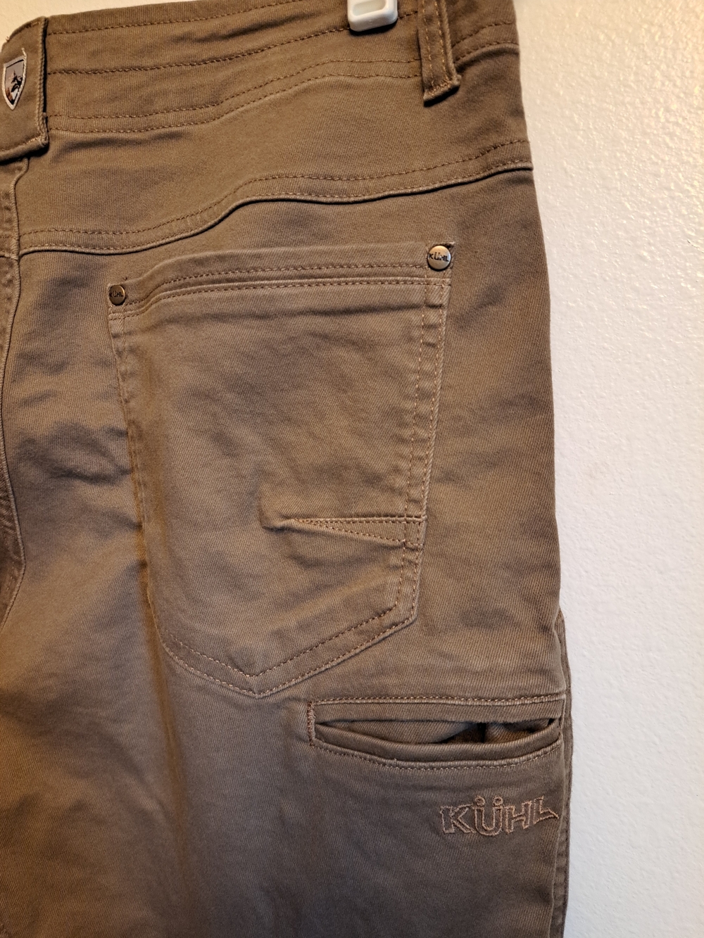 Kuhl Men's Rydr Pants,Olive-Brown Tactical Chinos - Picture 3 of 10